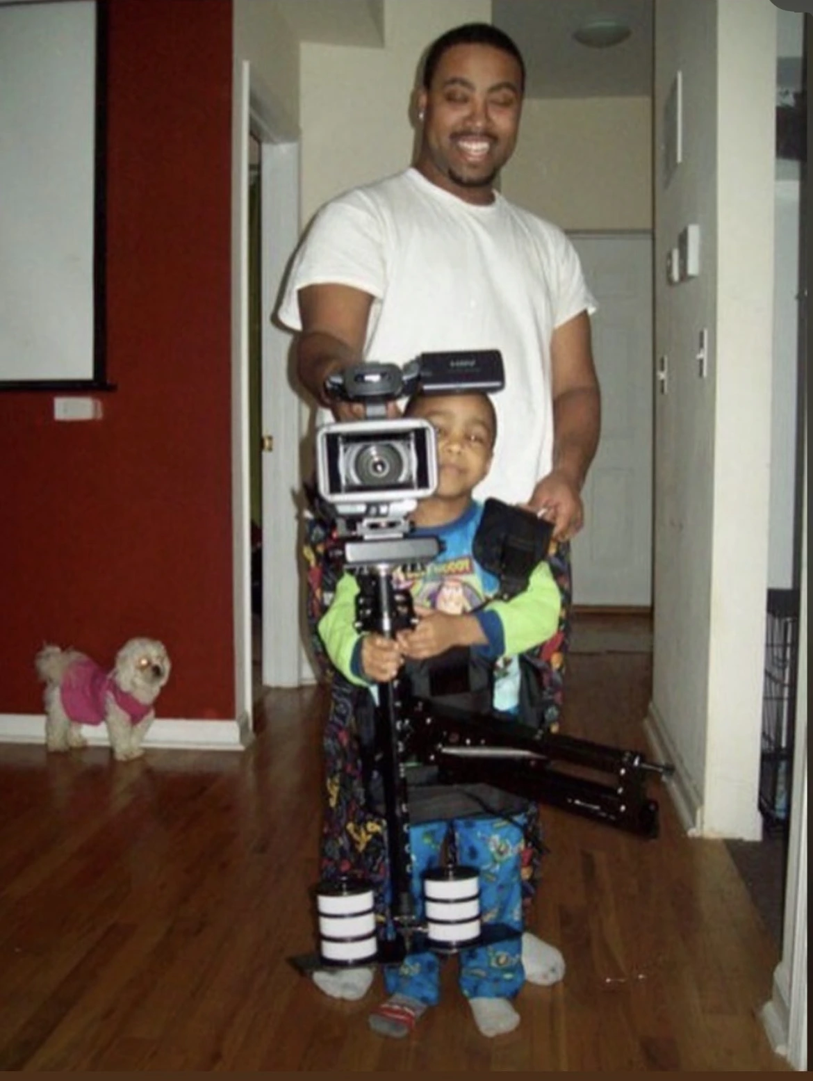 Me at a young age with a camera.